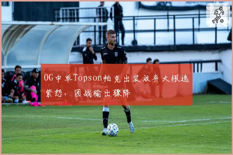 OG中单Topson帕克出装放弃大根选紫怨，团战输出骤降